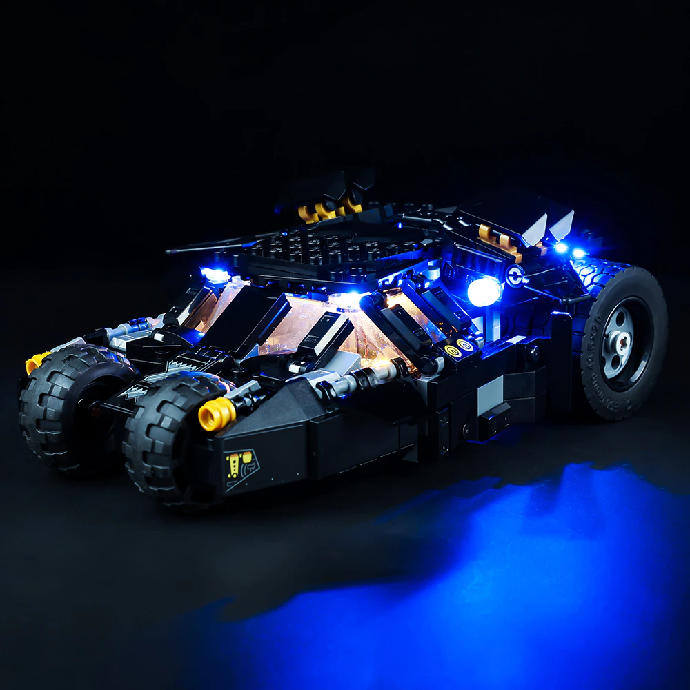Batmobile Tumbler Scarecrow Showdown 76239 LED Light Kit – Building Block Lighting | Power Brickz™