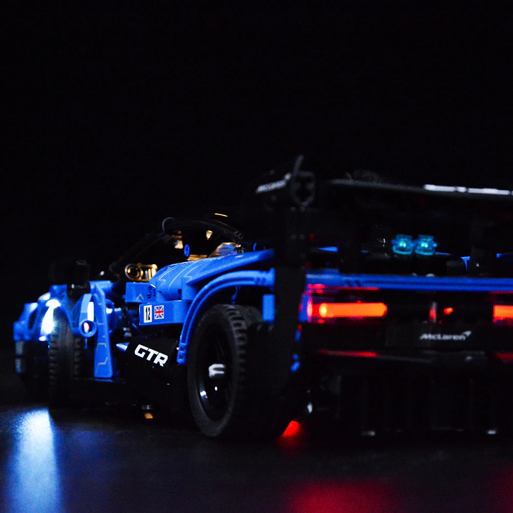Mclaren Senna GTR 42123 LED Light Kit – Building Block Lighting | Power Brickz™
