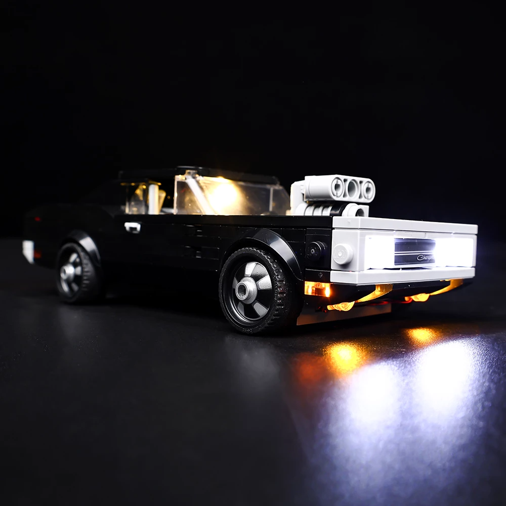 Fast & Furious 1970 Dodge Charger R/t 76912 LED Light Kit – Building Block Lighting | Power Brickz™