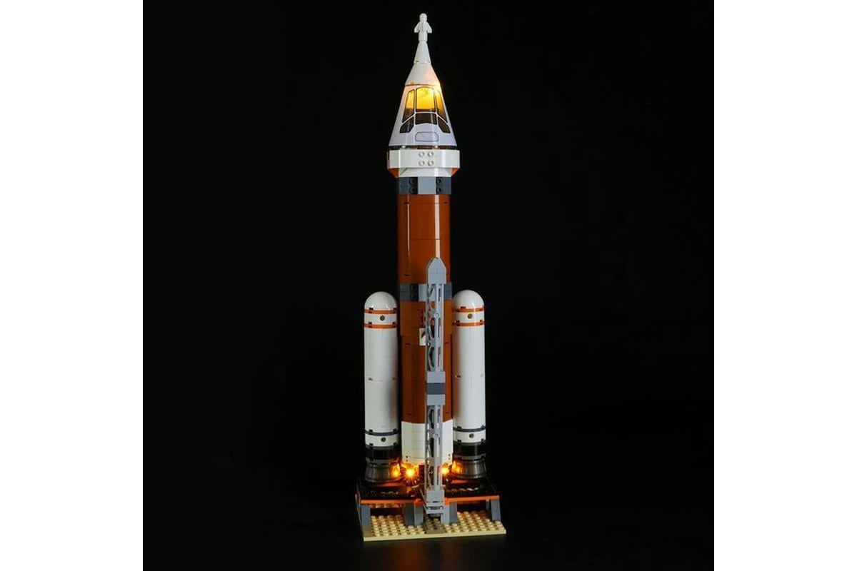 Deep Space Rocket And Launch Control 60228 LED Light Kit – Building Block Lighting | Power Brickz™