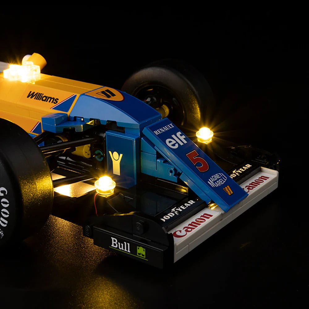 Williams Racing FW14B & Nigel Mansell 10353 LED Light Kit – Building Block Lighting | Power Brickz™