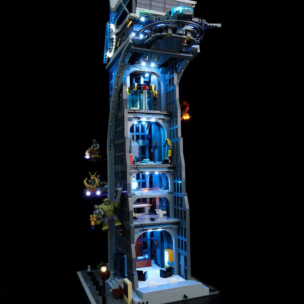 Avengers Tower 76269 LED Light Kit – Building Block Lighting | Power Brickz™