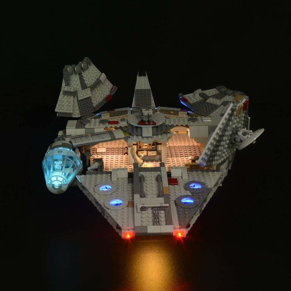 Millennium Falcon 75257 LED Light Kit – Building Block Lighting | Power Brickz™