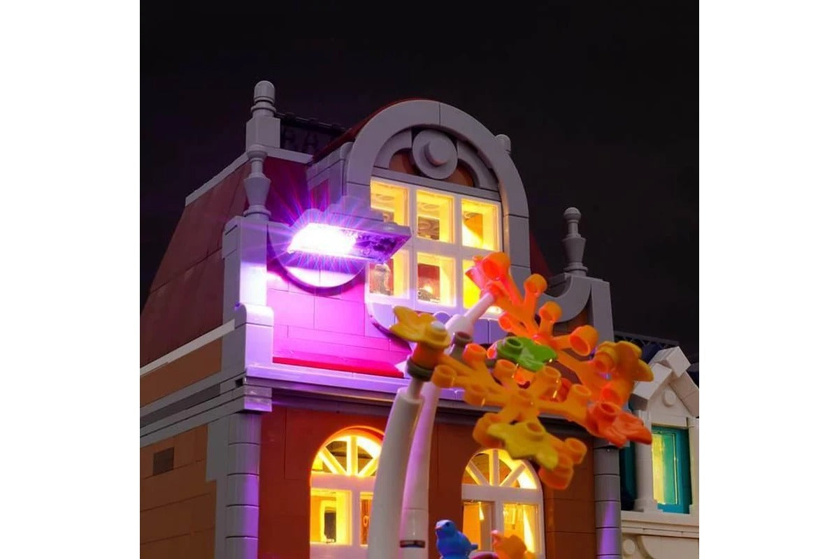 Bookshop 10270 LED Light Kit – Building Block Lighting | Power Brickz™