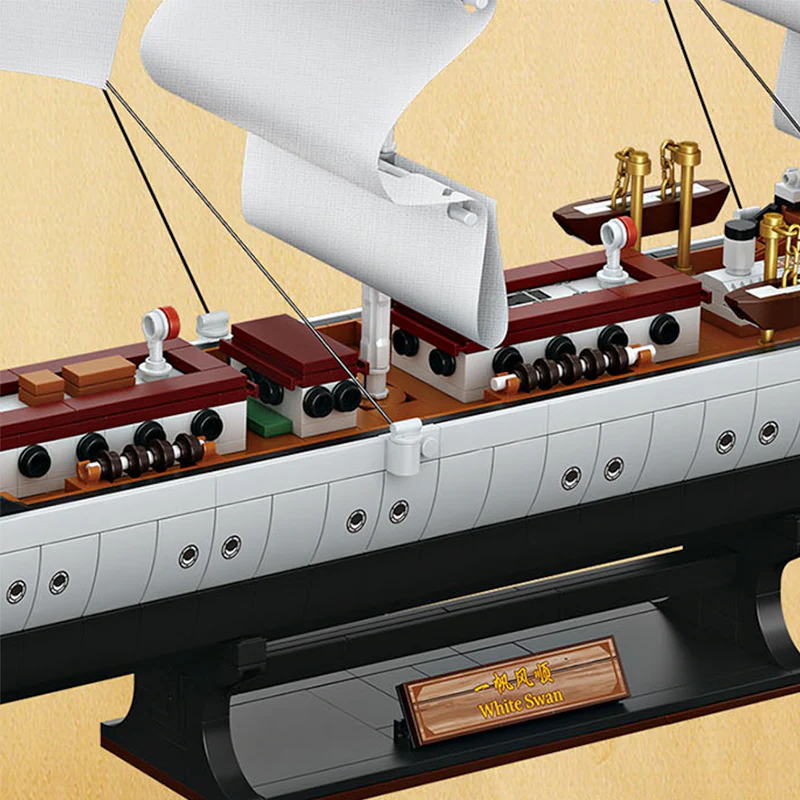 Great White Swan - Building Set | Power Brickz