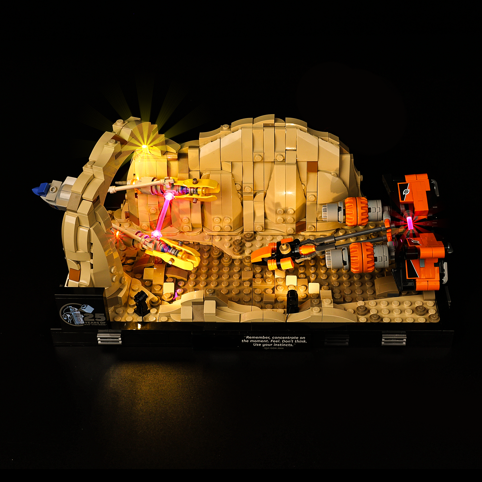 Mos Espa Podrace Diorama 75380 LED Light Kit – Building Block Lighting | Power Brickz™