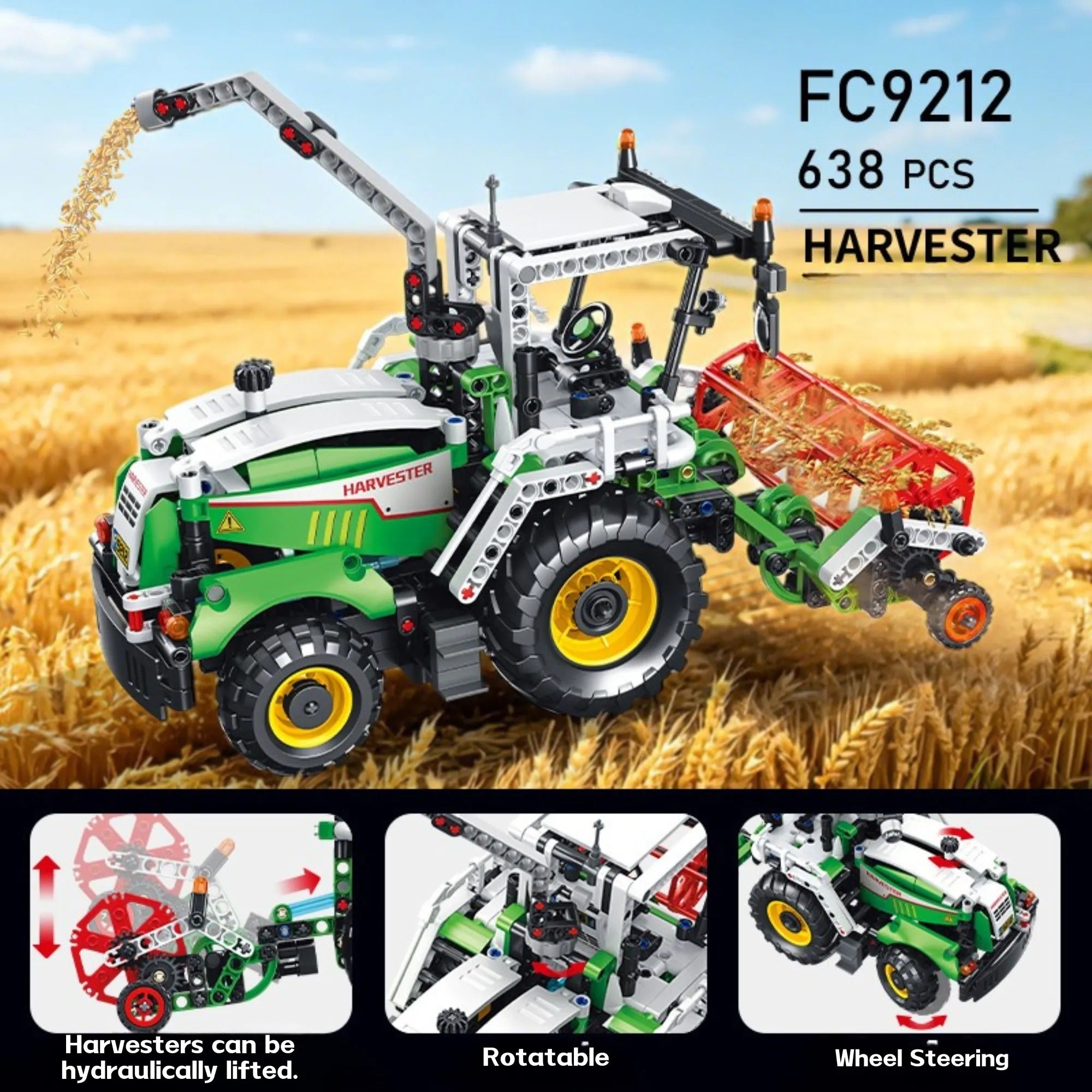 Farm Harvester | 638 Pcs