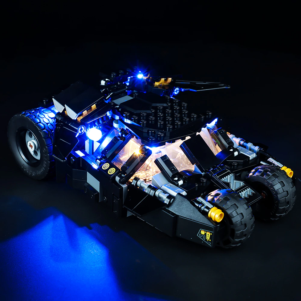 Batmobile Tumbler Scarecrow Showdown 76239 LED Light Kit – Building Block Lighting | Power Brickz™