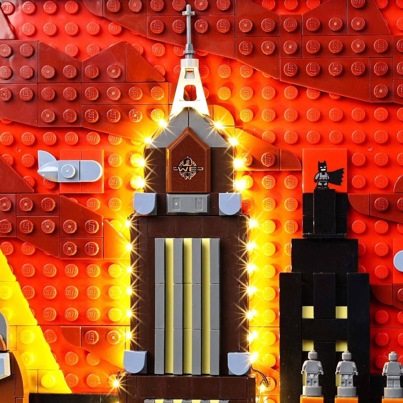 Batman: The Animated Series Gotham City 76271 LED Light Kit – Building Block Lighting | Power Brickz™
