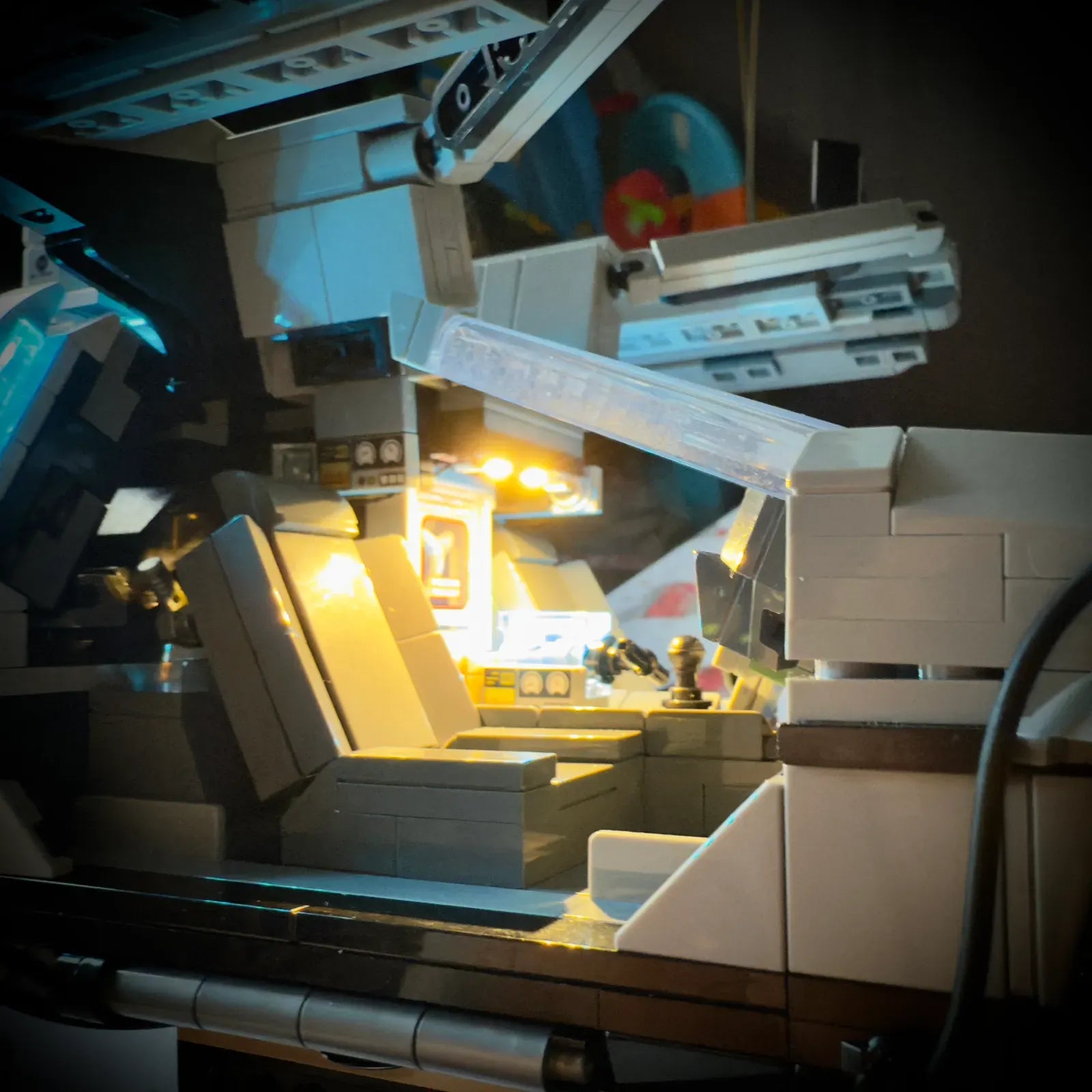 Back To The Future Time Machine 10300 LED Light Kit – Building Block Lighting | Power Brickz™