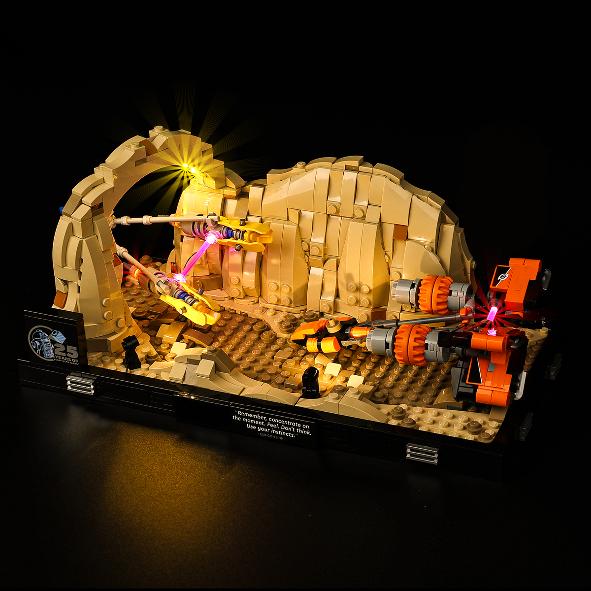 Mos Espa Podrace Diorama 75380 LED Light Kit – Building Block Lighting | Power Brickz™
