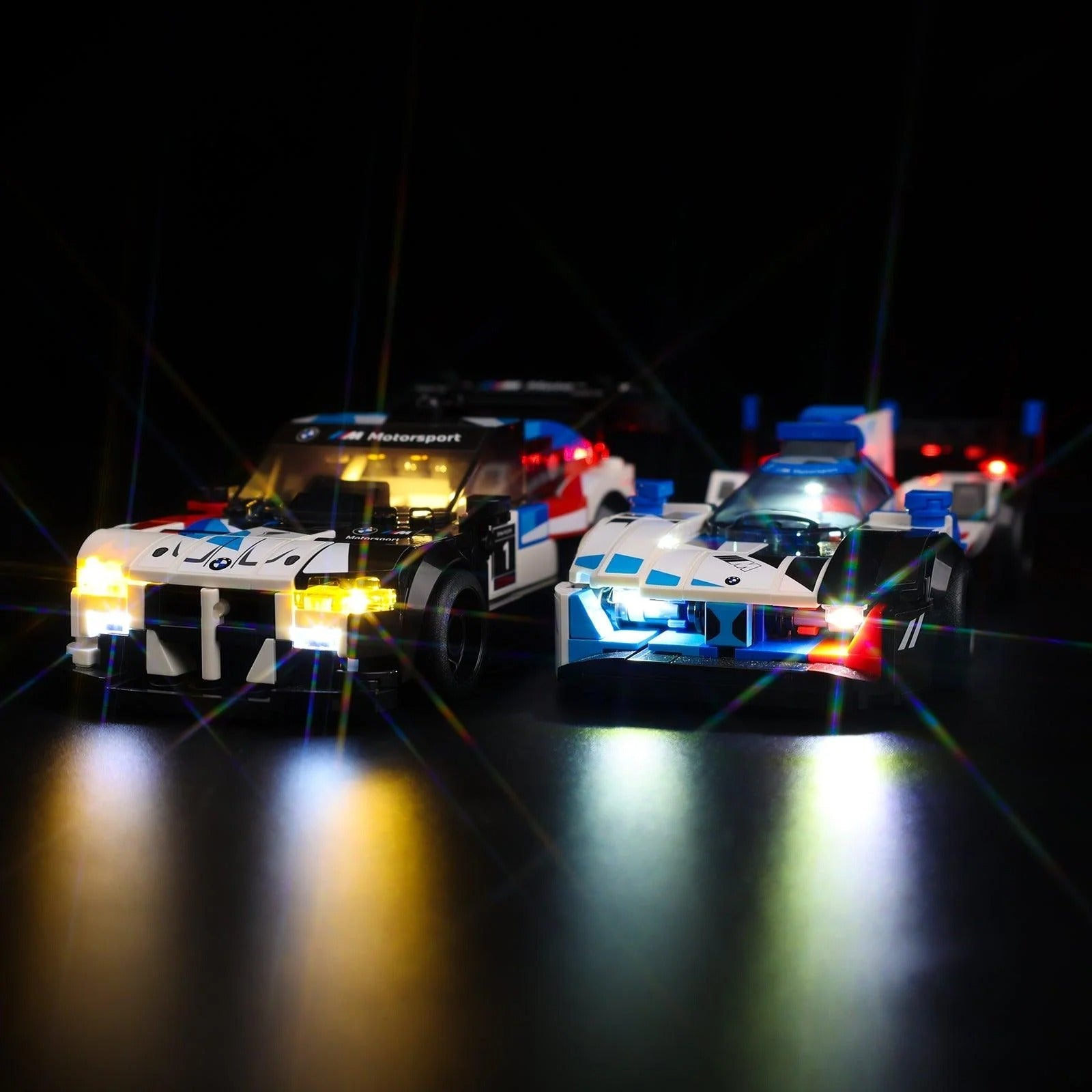 BMW M4 GT3 & BMW M Hybrid V8 Race Cars 76922 LED Light Kit – Building Block Lighting | Power Brickz™