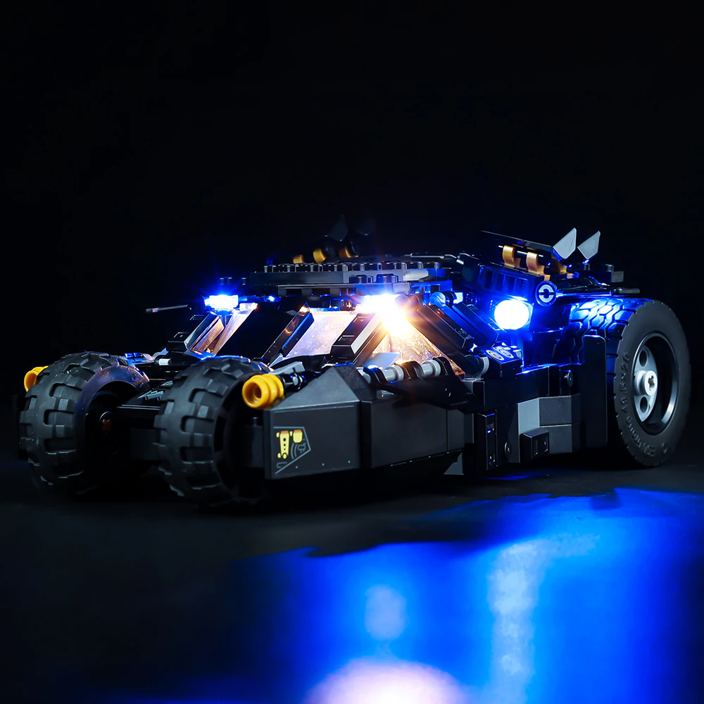Batmobile Tumbler Scarecrow Showdown 76239 LED Light Kit – Building Block Lighting | Power Brickz™