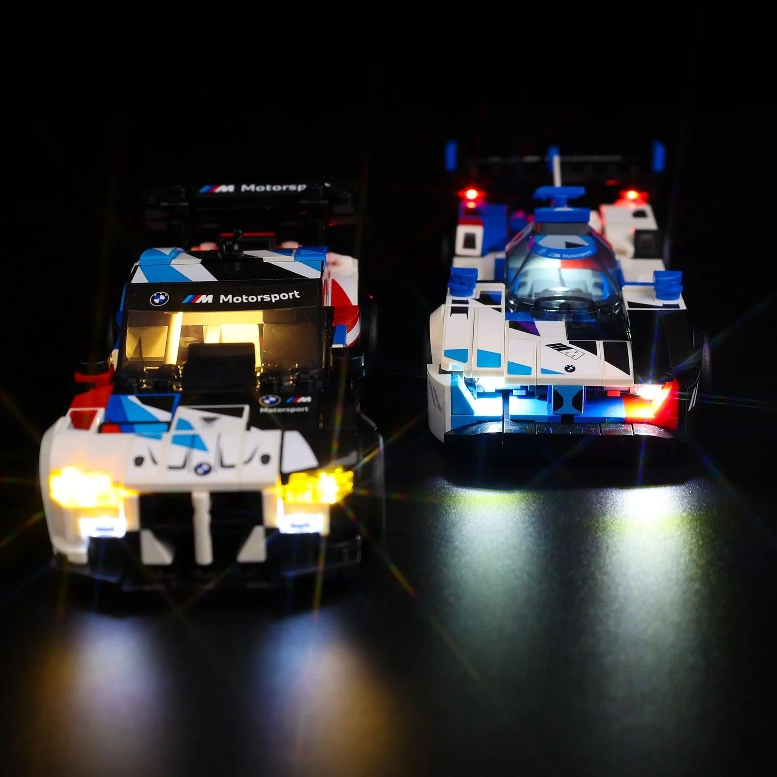 BMW M4 GT3 & BMW M Hybrid V8 Race Cars 76922 LED Light Kit – Building Block Lighting | Power Brickz™