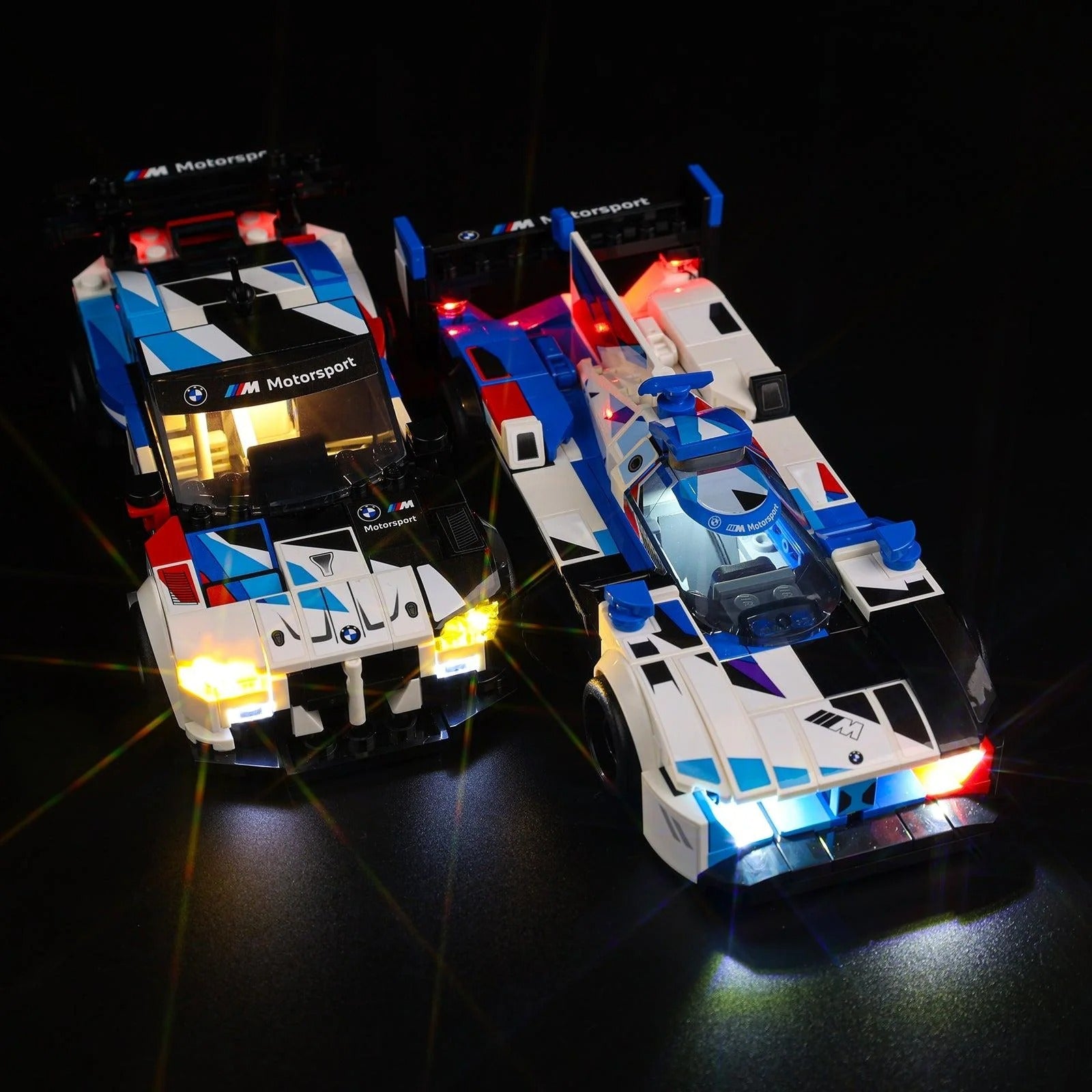 BMW M4 GT3 & BMW M Hybrid V8 Race Cars 76922 LED Light Kit – Building Block Lighting | Power Brickz™