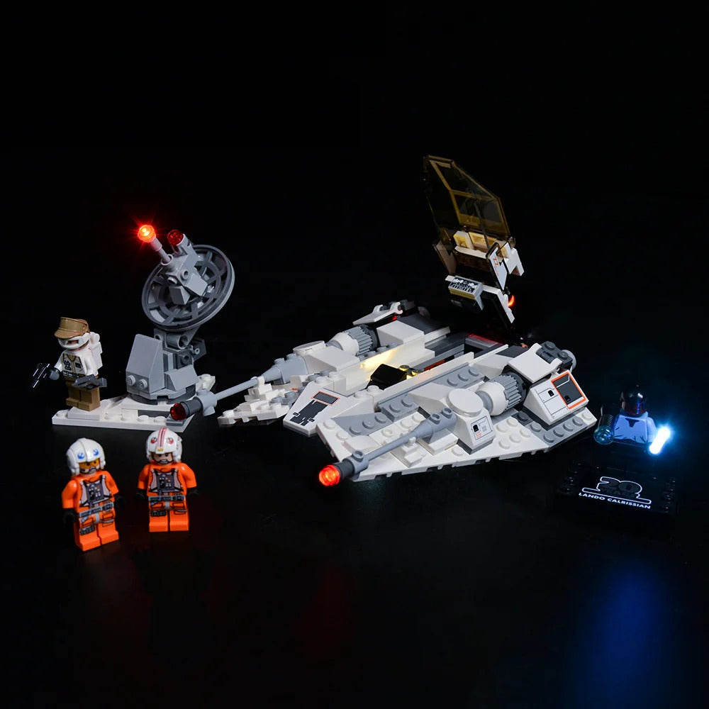 Snowspeeder 20th Anniversary Edition 75259 LED Light Kit – Building Block Lighting | Power Brickz™