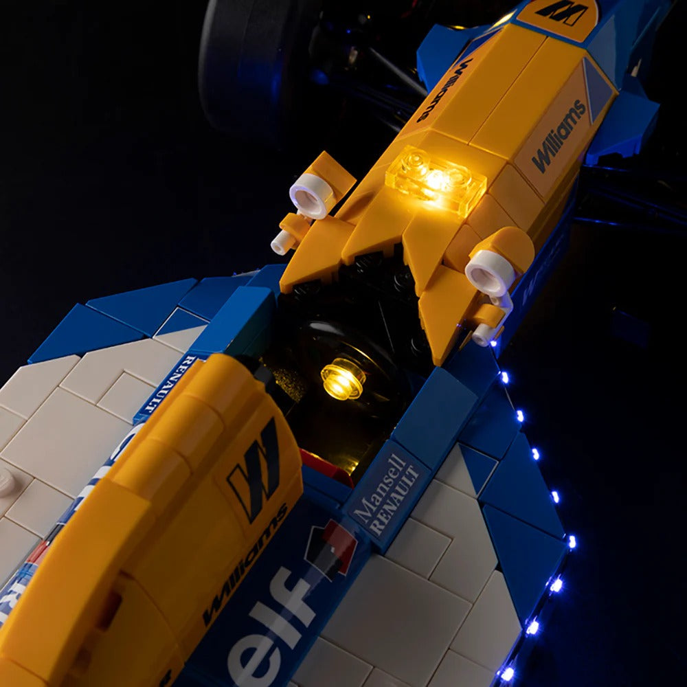 Williams Racing FW14B & Nigel Mansell 10353 LED Light Kit – Building Block Lighting | Power Brickz™