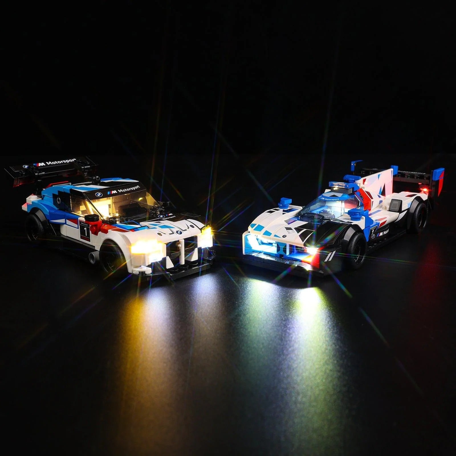BMW M4 GT3 & BMW M Hybrid V8 Race Cars 76922 LED Light Kit – Building Block Lighting | Power Brickz™
