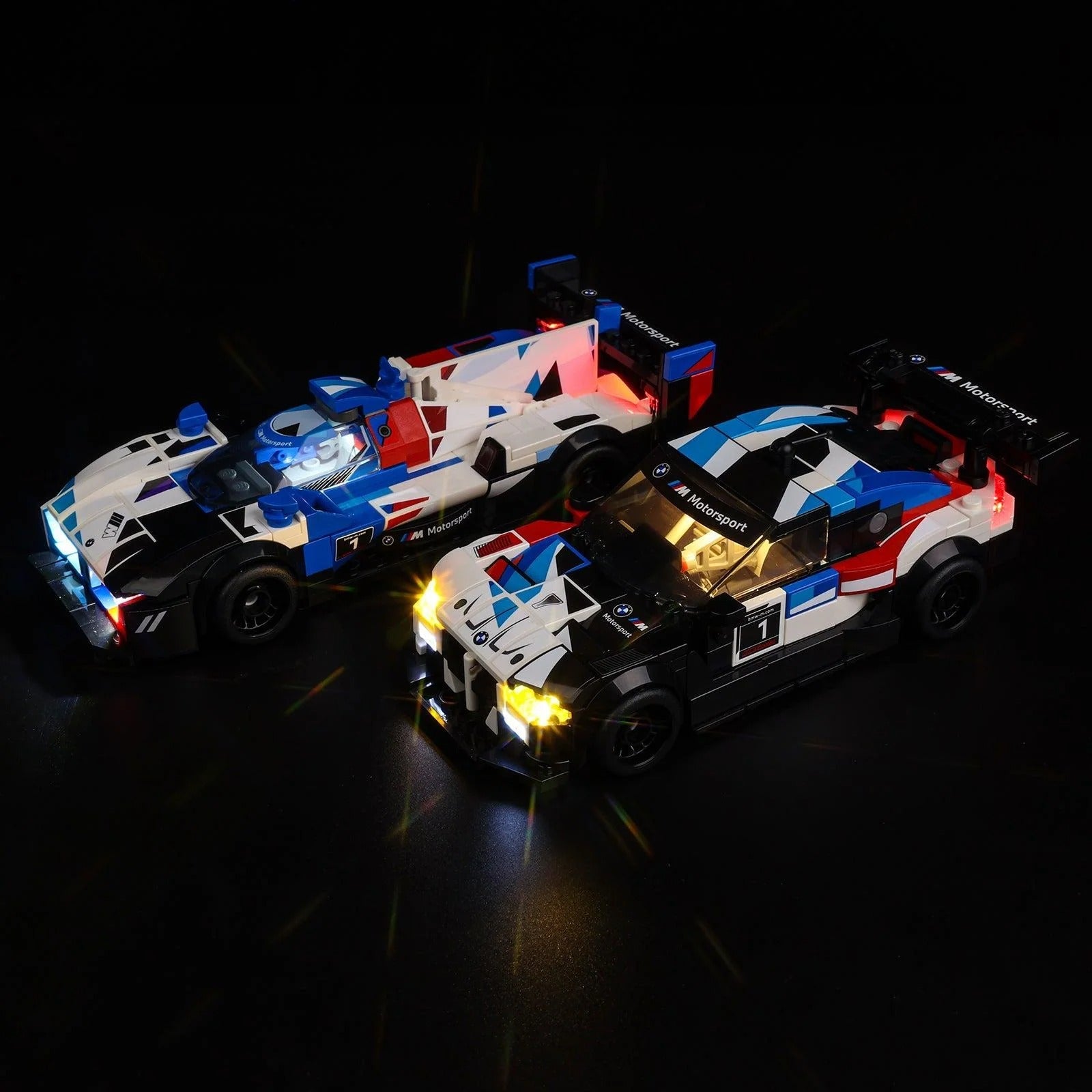 BMW M4 GT3 & BMW M Hybrid V8 Race Cars 76922 LED Light Kit – Building Block Lighting | Power Brickz™