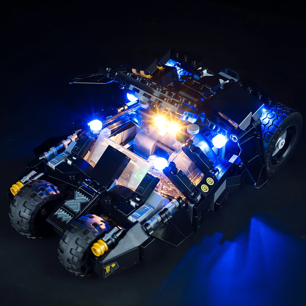 Batmobile Tumbler Scarecrow Showdown 76239 LED Light Kit – Building Block Lighting | Power Brickz™