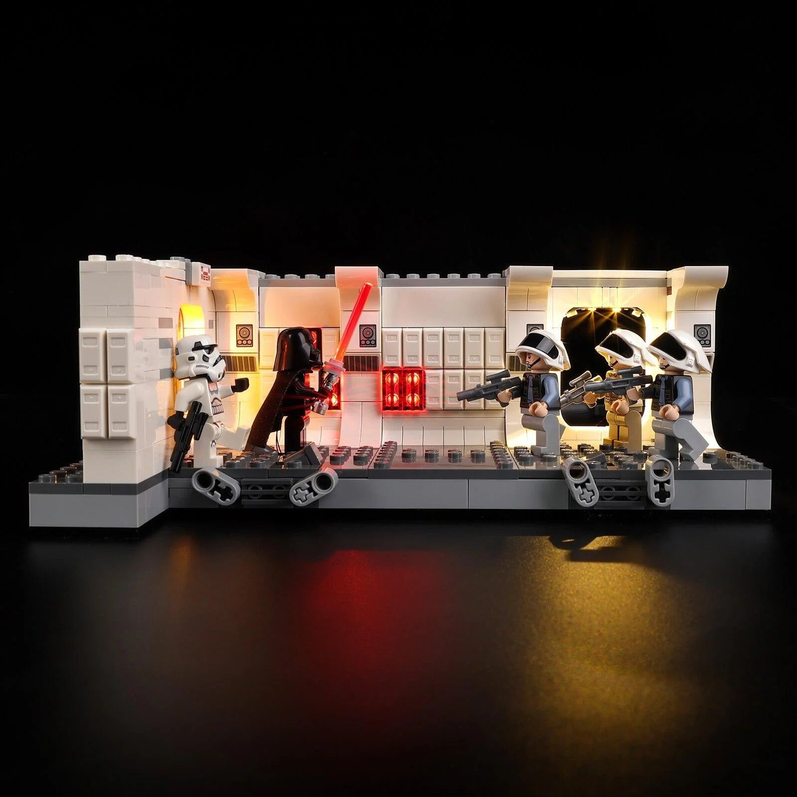 Boarding The Tantive IV 75387 LED Light Kit – Building Block Lighting | Power Brickz™