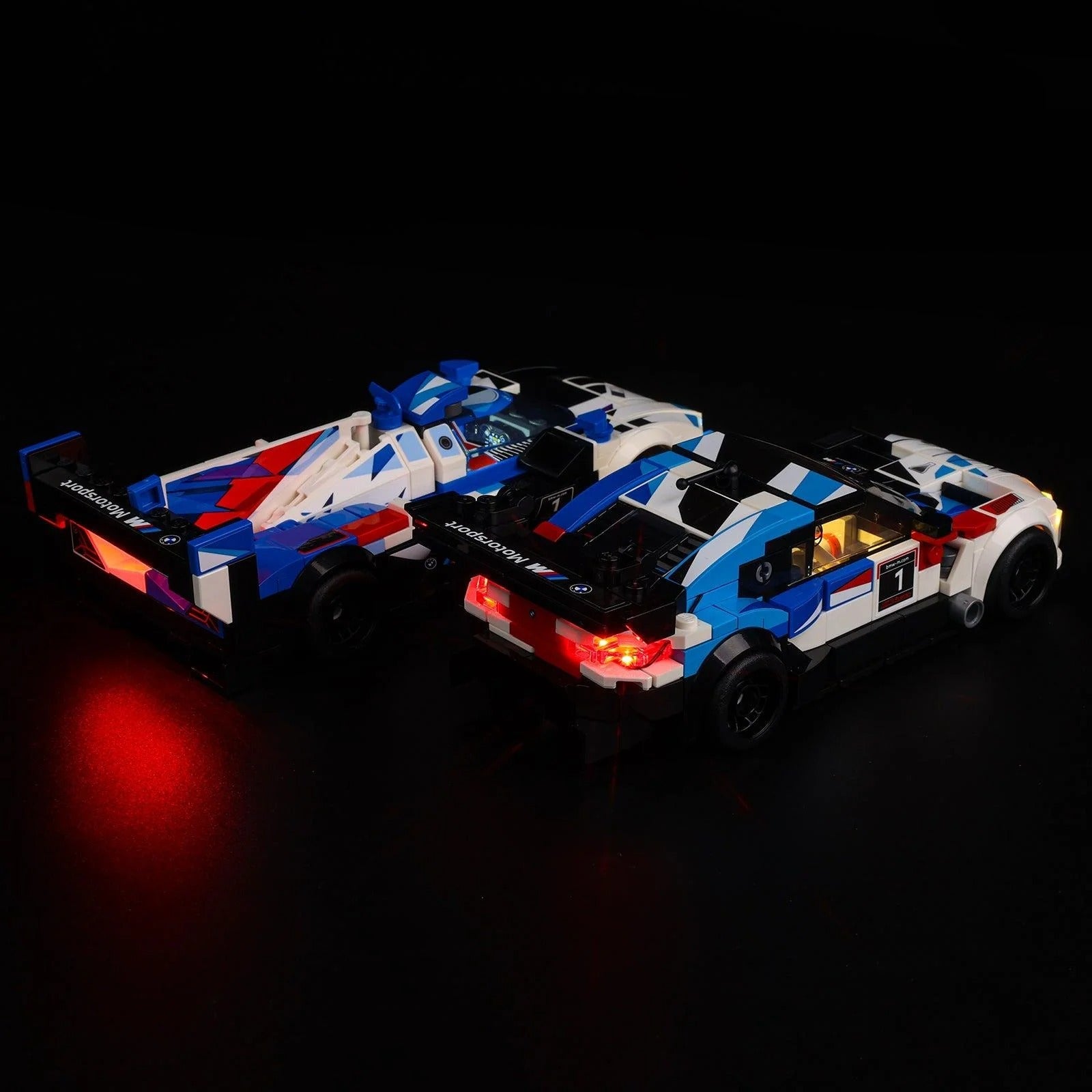 BMW M4 GT3 & BMW M Hybrid V8 Race Cars 76922 LED Light Kit – Building Block Lighting | Power Brickz™