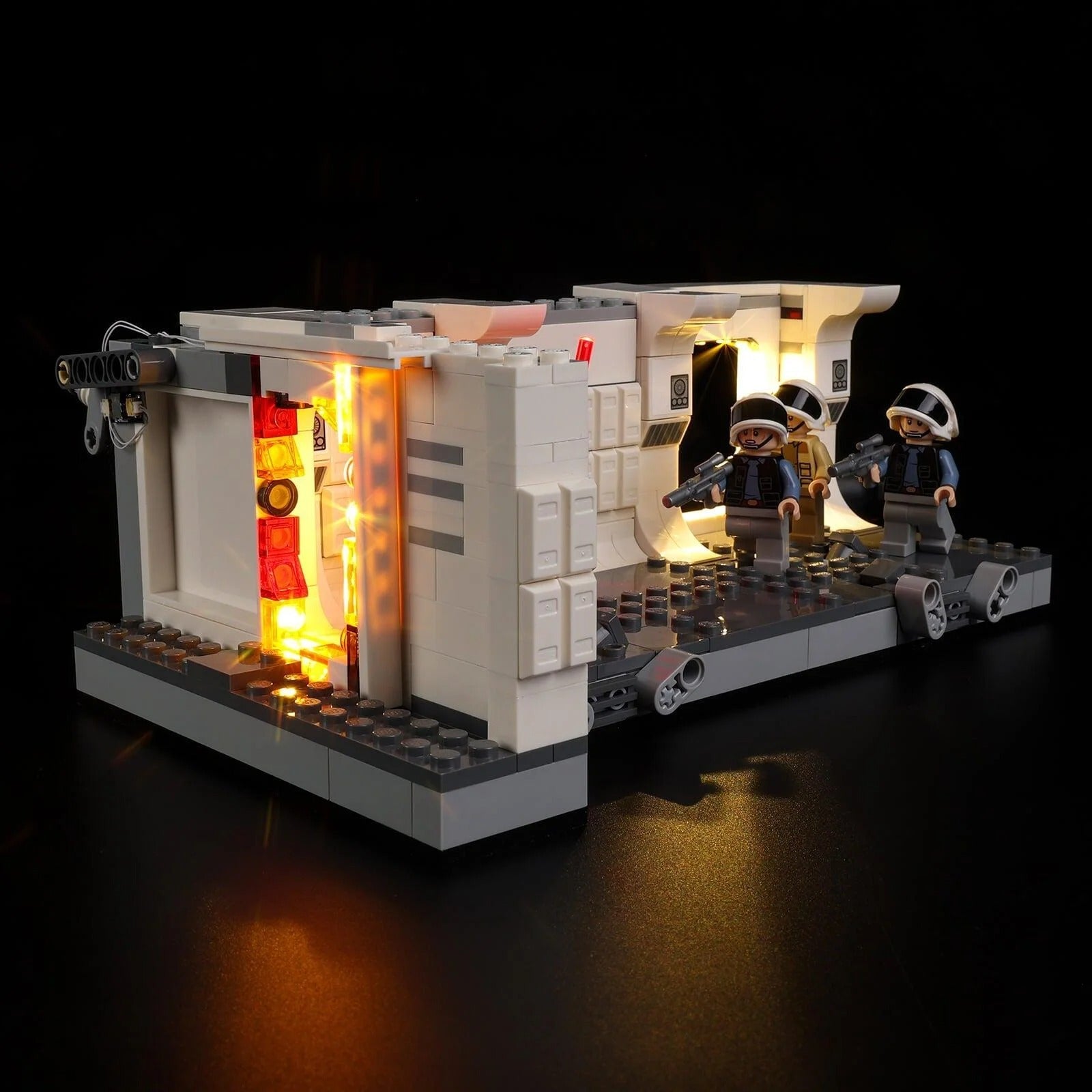 Boarding The Tantive IV 75387 LED Light Kit – Building Block Lighting | Power Brickz™