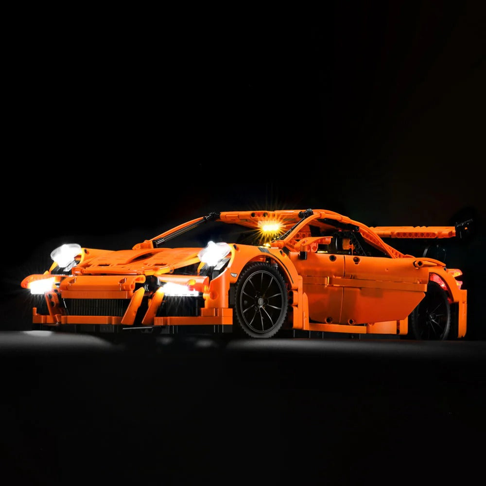 Porsche 911 GT3 RS 42056 LED Light Kit – Building Block Lighting | Power Brickz™