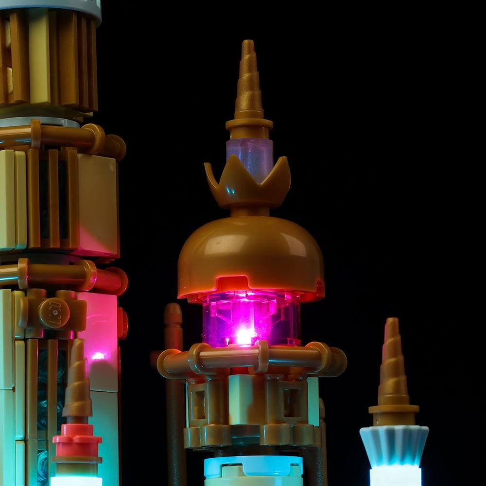 Mini Disney Ariel's Castle 40708 LED Light Kit – Building Block Lighting | Power Brickz™