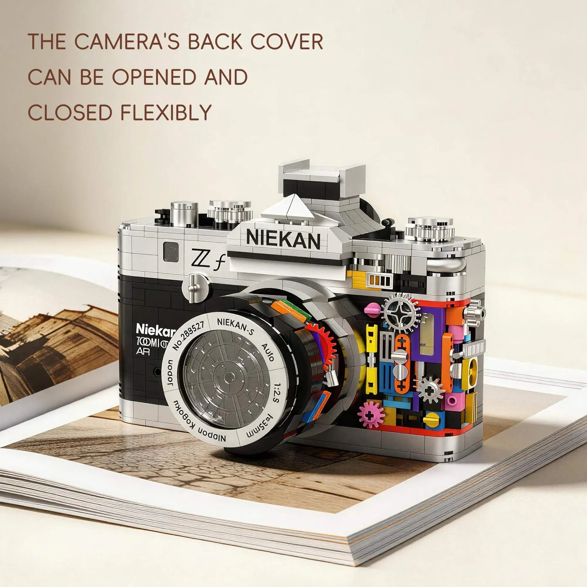 Retro 35mm Film Camera Building Blocks Set | 865 Pcs