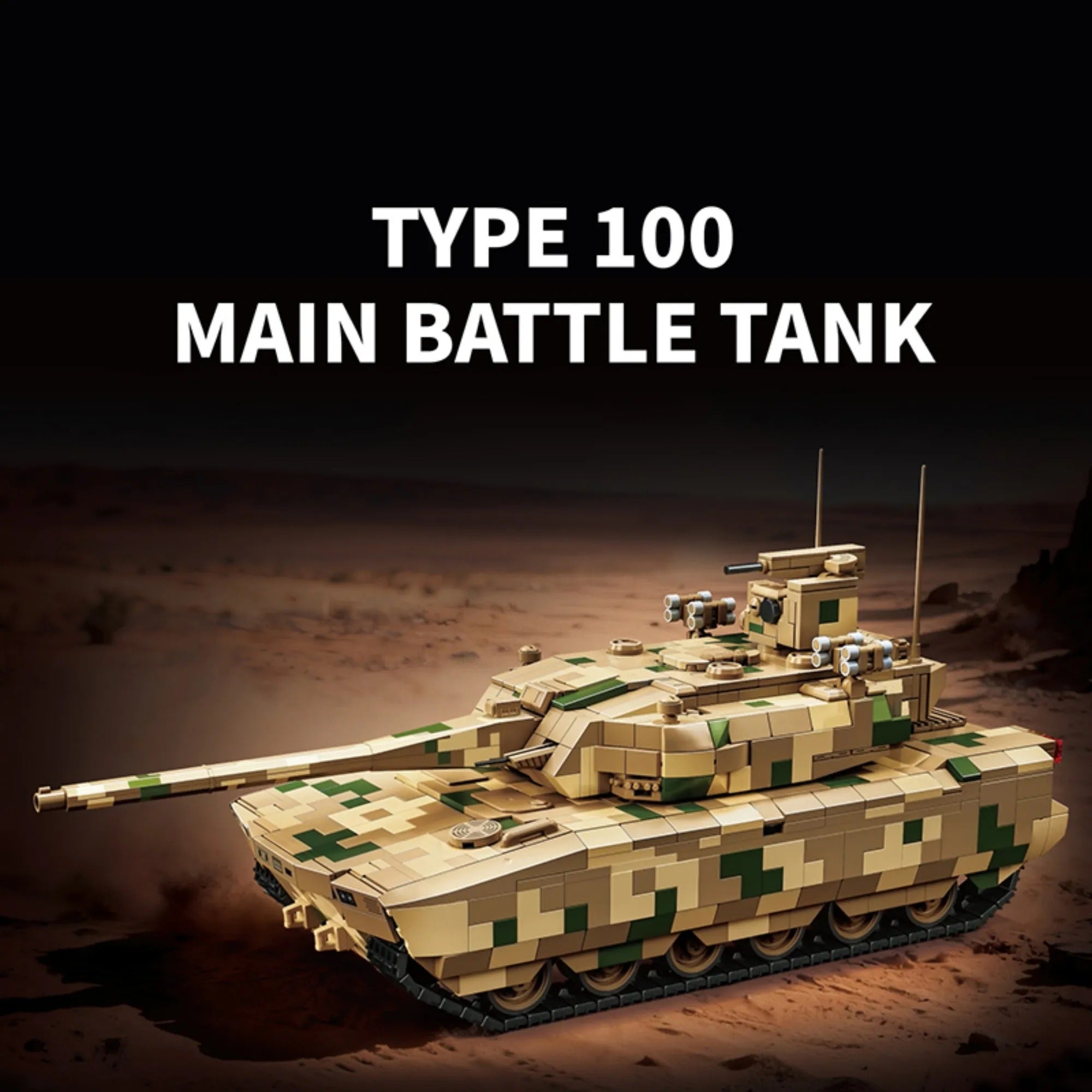 Type 100 Battle Tank | 2222 Pcs