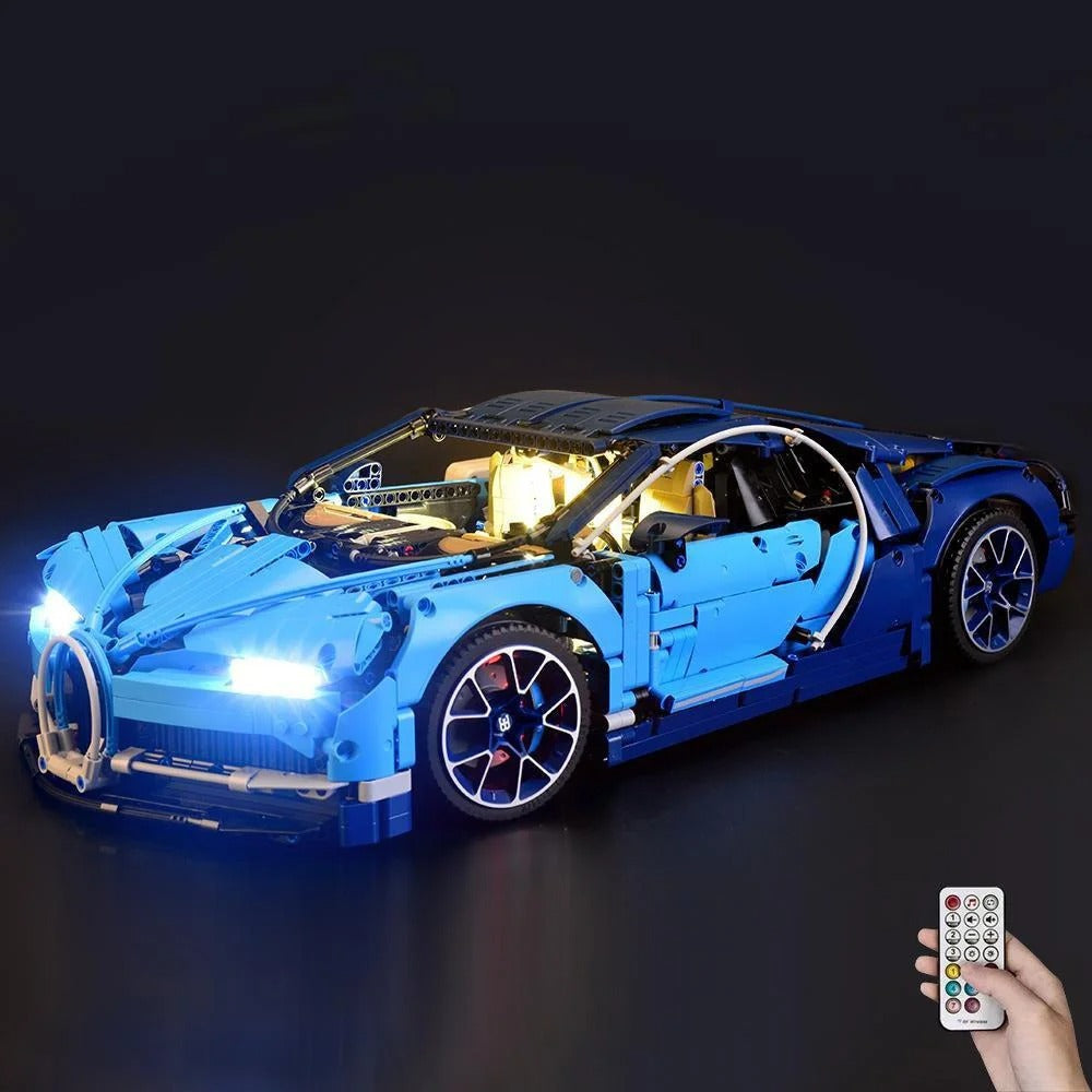 Bugatti Chiron 42083 LED Light Kit – Building Block Lighting | Power Brickz™