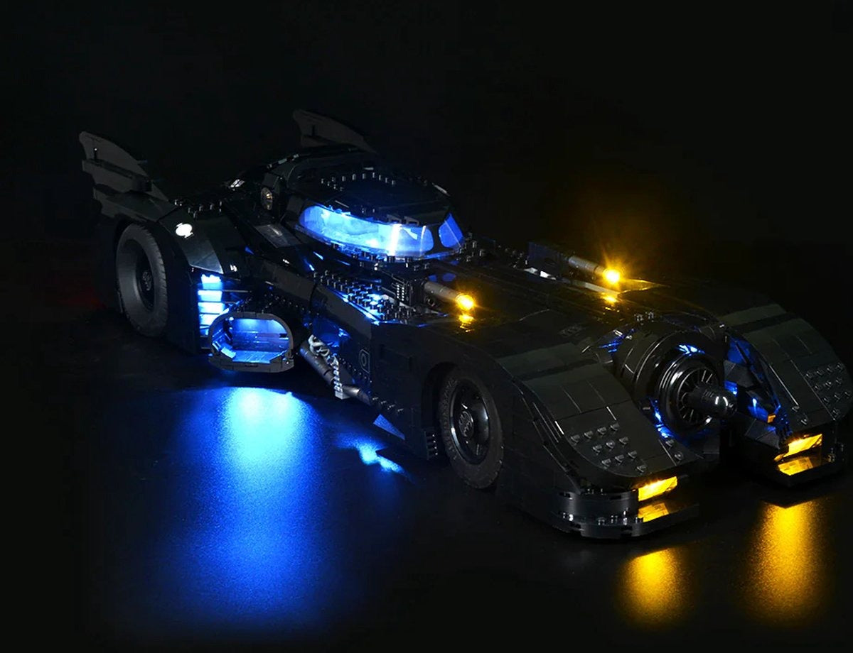 1989 Batmobile 76139 LED Light Kit – Building Block Lighting | Power Brickz™