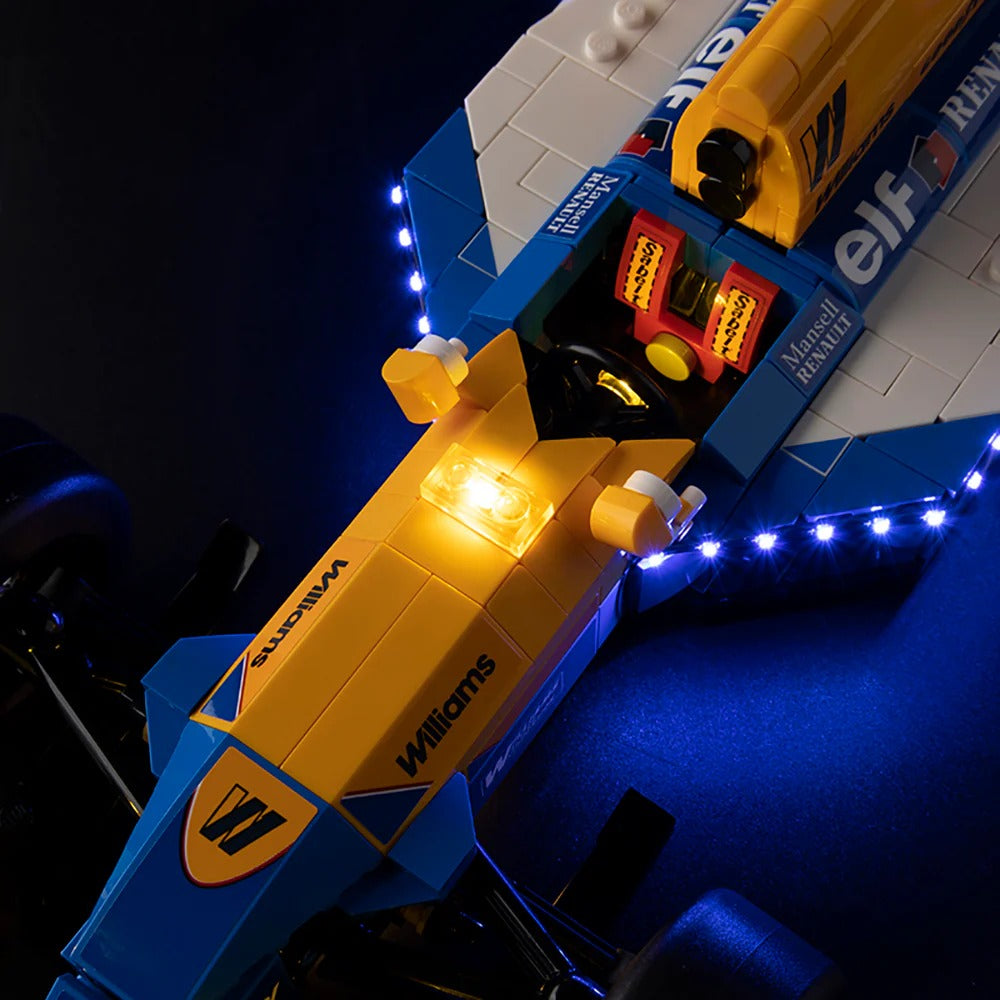 Williams Racing FW14B & Nigel Mansell 10353 LED Light Kit – Building Block Lighting | Power Brickz™