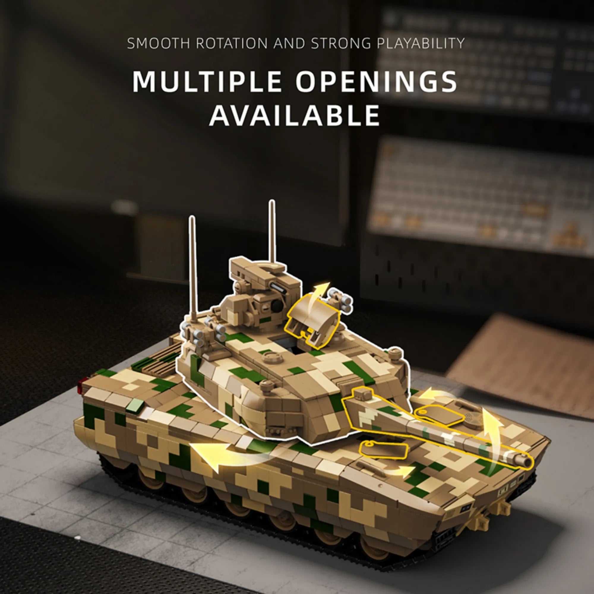 Type 100 Battle Tank | 2222 Pcs