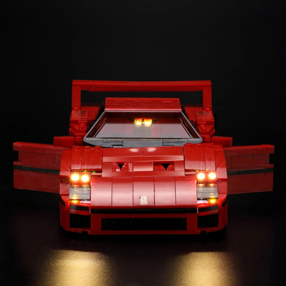 Ferrari F40 10248 LED Light Kit – Building Block Lighting | Power Brickz™
