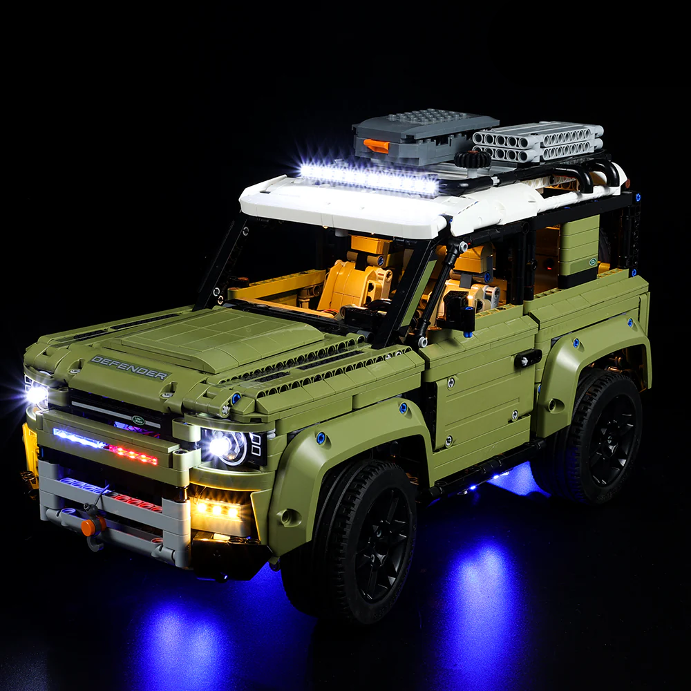 Land Rover Defender 42110 LED Light Kit – Building Block Lighting | Power Brickz™