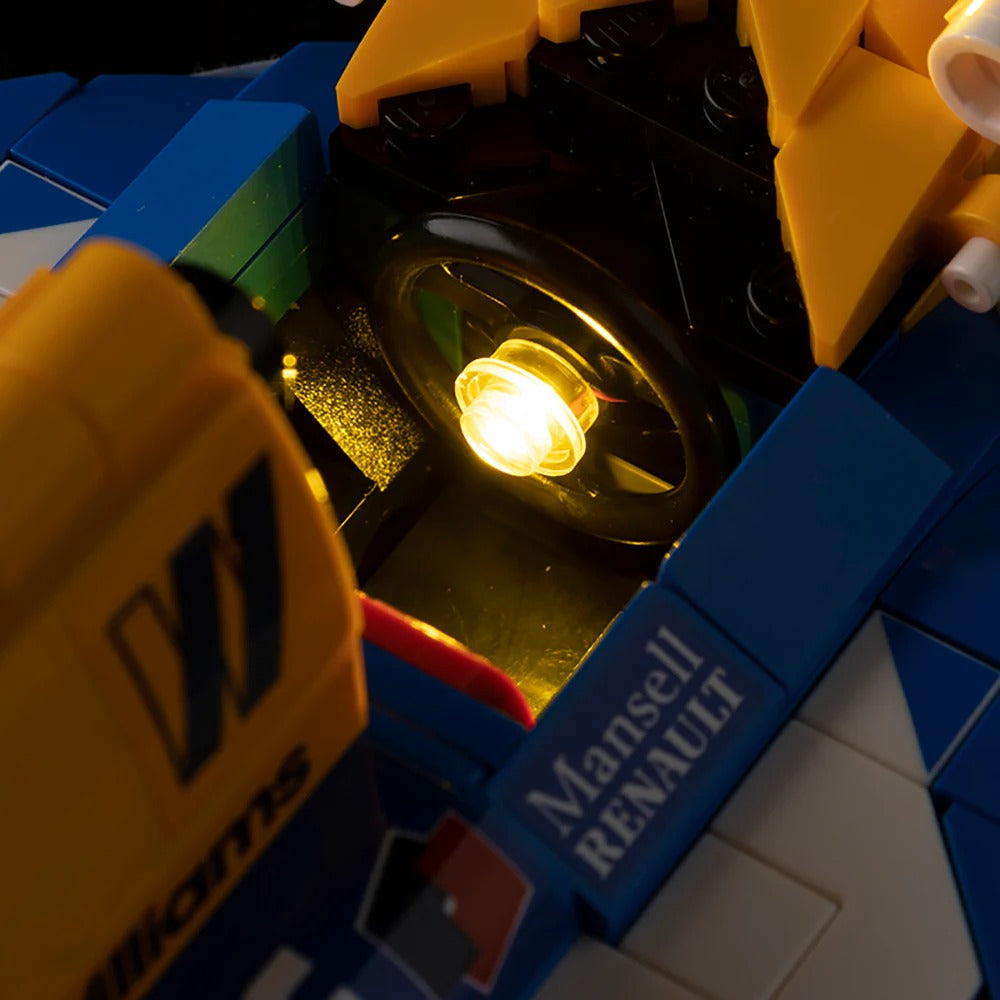 Williams Racing FW14B & Nigel Mansell 10353 LED Light Kit – Building Block Lighting | Power Brickz™