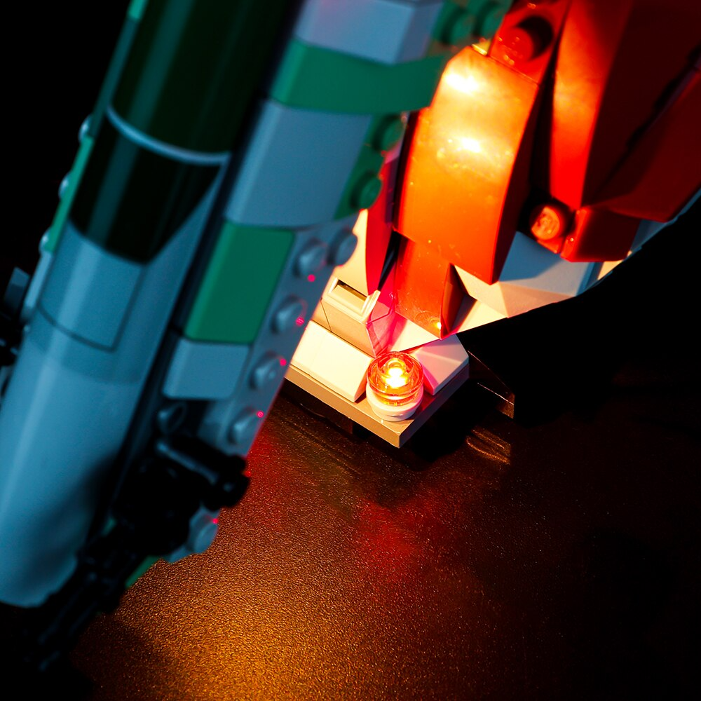 Boba Fett's Starship 75312 LED Light Kit – Building Block Lighting | Power Brickz™