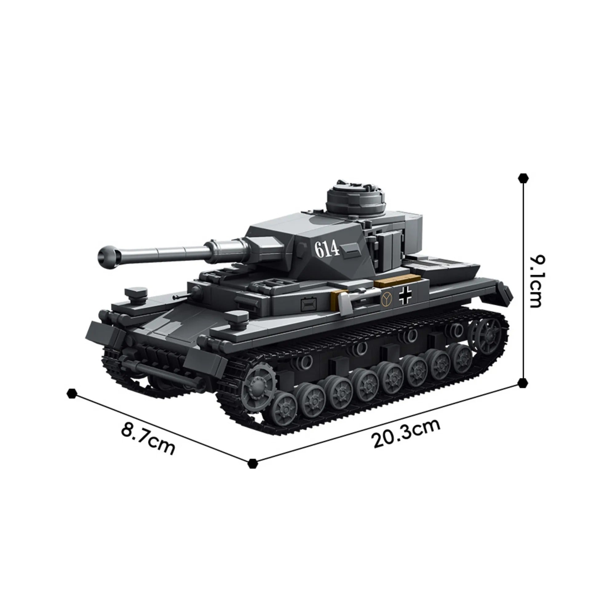 German Panzer IV Battle Tank | 653 Pcs