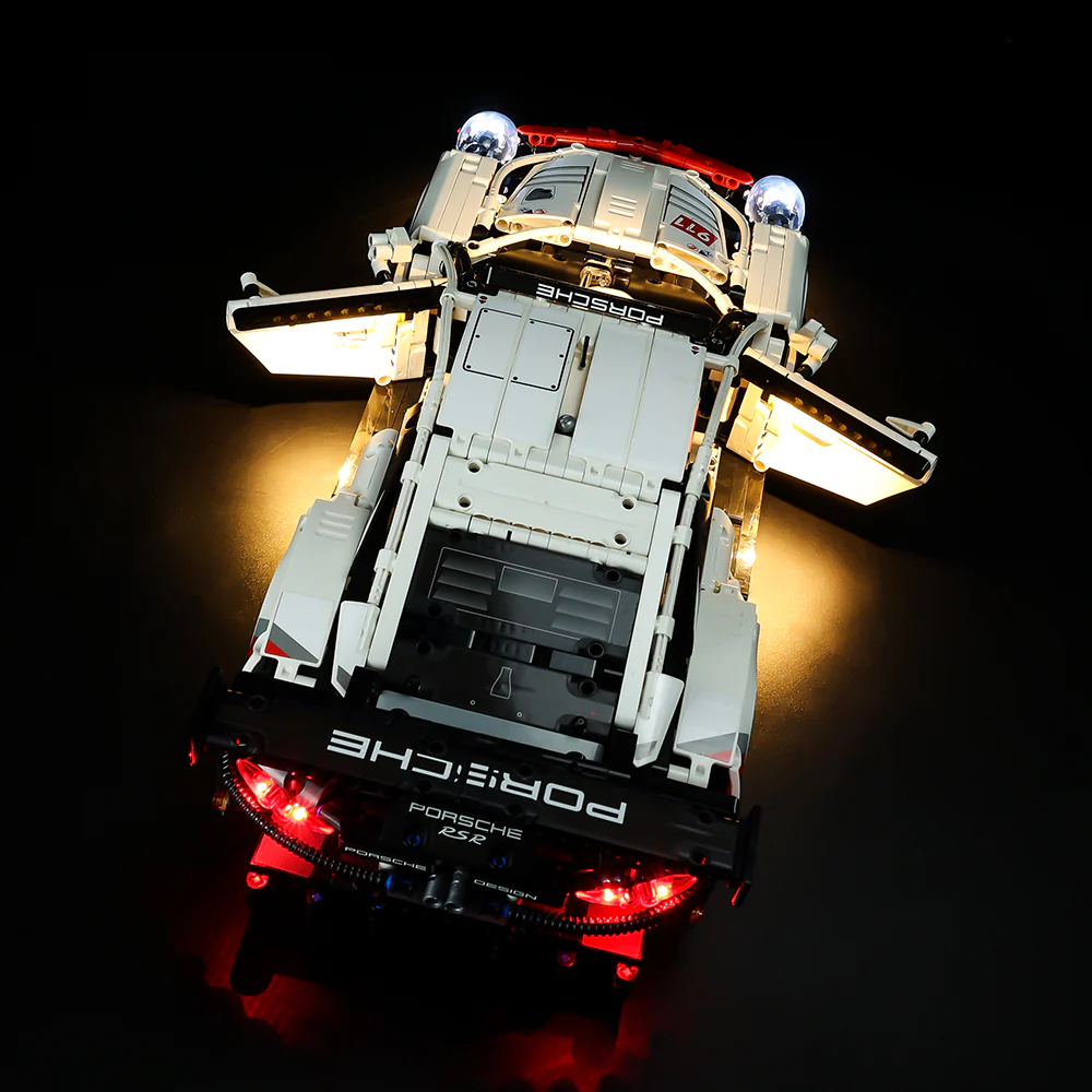 Porsche 911 RSR 42096 LED Light Kit – Building Block Lighting | Power Brickz™
