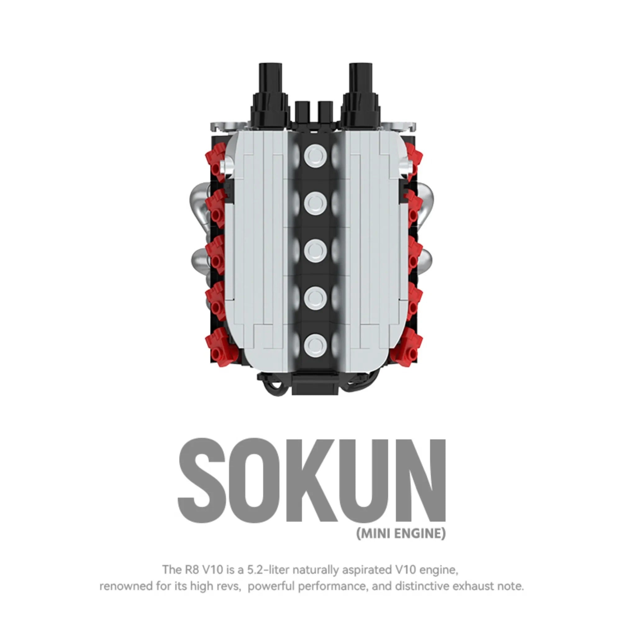 R8 V10 Engine | 392 Pcs