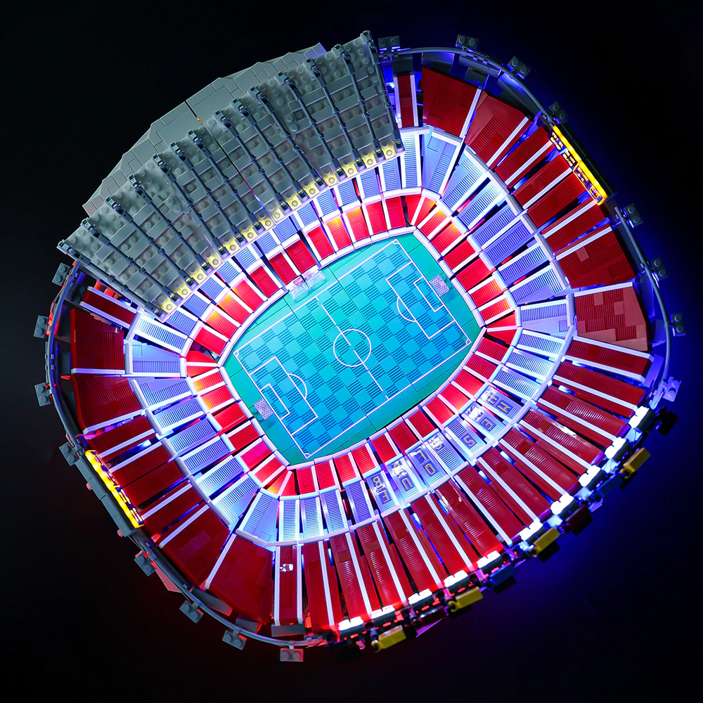 Camp Nou FC Barcelona 10284 LED Light Kit – Building Block Lighting | Power Brickz™