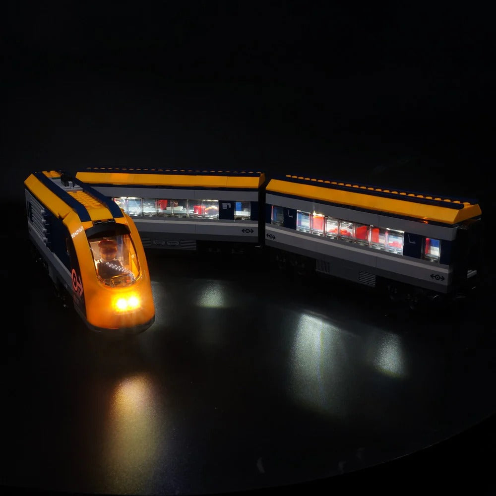 Passenger Train 60197 LED Light Kit – Building Block Lighting | Power Brickz™