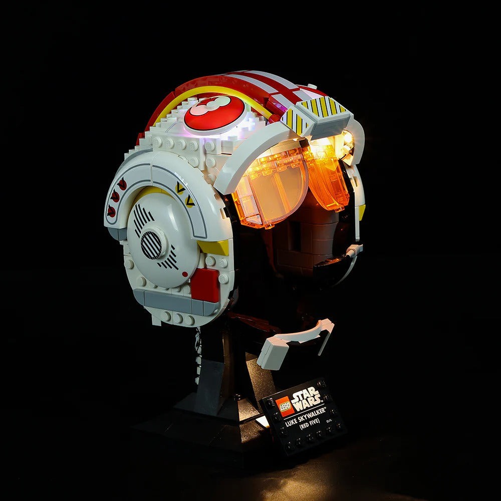 Luke Skywalker Helmet 75327 LED Light Kit – Building Block Lighting | Power Brickz™