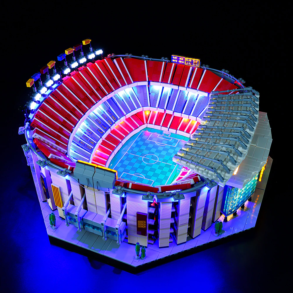 Camp Nou FC Barcelona 10284 LED Light Kit – Building Block Lighting | Power Brickz™