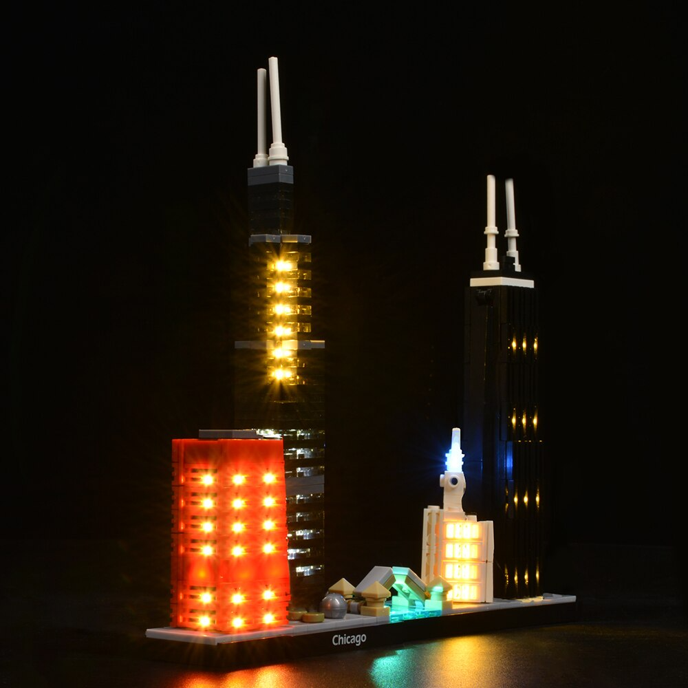 Chicago 21033 LED Light Kit – Building Block Lighting | Power Brickz™