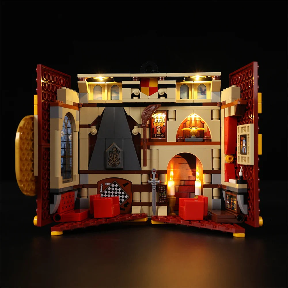 Gryffindor House Banner 76409 LED Light Kit – Building Block Lighting | Power Brickz™