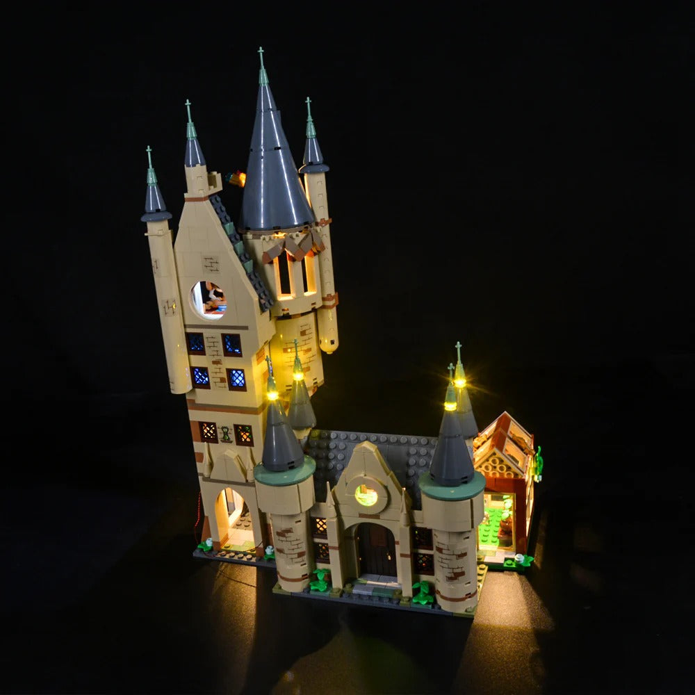 Hogwarts Astronomy Tower 75969 LED Light Kit – Building Block Lighting | Power Brickz™