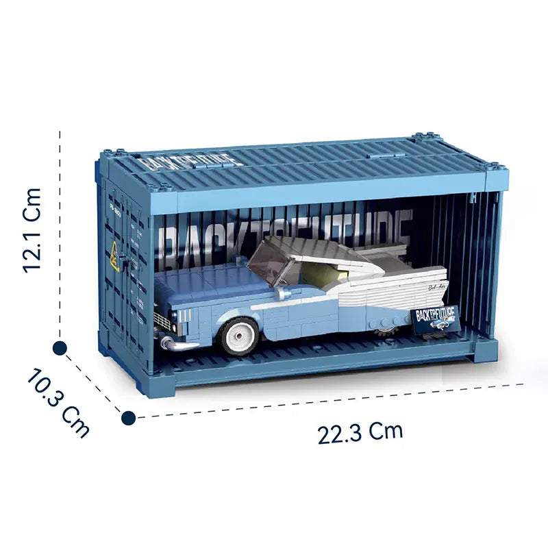 Silver Wing Cyclone – brick-built display model made from building blocks